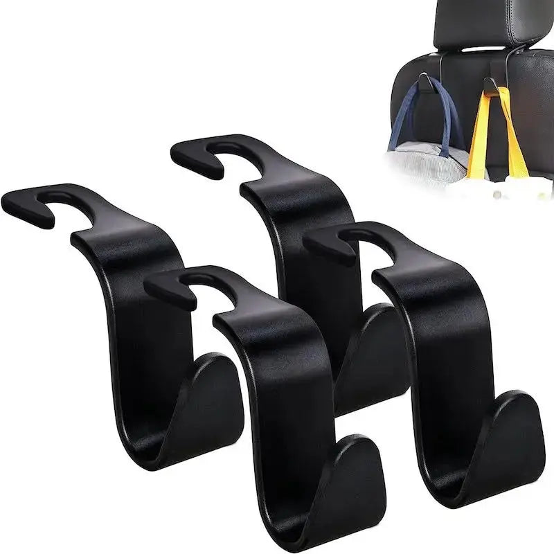 Cross-border Amazon Car Seat Rear Hook Accessories Car DIY Silicone Headrest Plastic Storage Hook