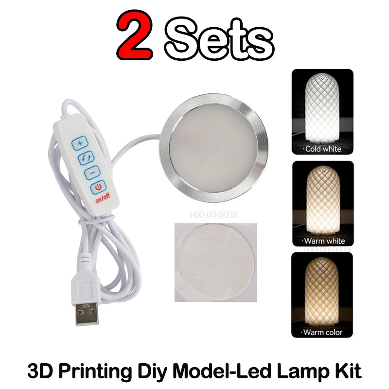 For Bambu Lab Led Lamp Kit 001 Hardware Bambulab Light Kit Led Light Parts Model 3d Printing Parts