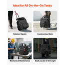 The Mobile Arsenal | 110Lbs Rolling Tool Organizer — 25-Pocket Pro-Grade Mobile Workshop