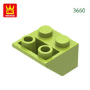 Wange 82Pcs/Lot 3660 2x2 Sloping Reverse Building Blocks Moc Slanted Parts Compatible with Brick  Children Toy Assembly Gift Box