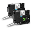 1PK-10PK Label 18mm Black on White Ribbon Replacement for Brother TZ 241 TZE 241 Label Tape for Brother P-touch Labeling Machine