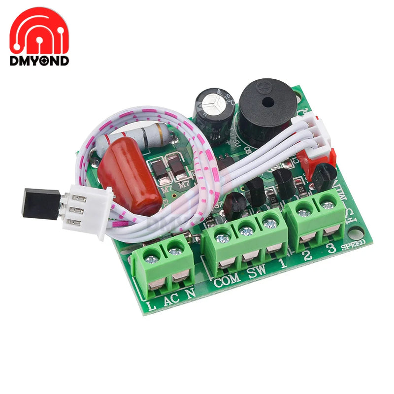 AC 110V 220V Fan Speed Controller 220v Switch Universal Fan Remote Control Modification Board 7-8 Meters Control