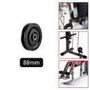 50-160mm Gym Bearing Pulley Wearproof Nylon Bearing Pulley Wheel Cable Universal Fitness Gum Bearing Pulley Fitness Equipment