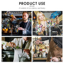 3 Pcs Stainless Steel Classic Bottle Pourers Tapered Spout Liquor Pourers with Rubber Dust Caps Spouts for Pours Liquor