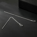 Drop Ear Line Long Hanging Earrings For Women Silver Gold Color Zircon Crystal Piercing Threader Earing Ear Accessories Jewelry