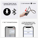 Hollarm Bluetooth Bike Motorcycle Lock Alarm Waterproof Burglar Vibration Bike Alarm Lock System Security Smart APP Control