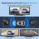 ESSGOO 10.26" Wireless CarPlay & Android Auto Dash Cam ADAS 4K DVR Bluetooth Audio AUX GPS Navigation Dashboard Video Recorder