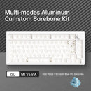 Akko MonsGeek M1 V5 Tri-mode Mechanical Keyboard Barebone Kit VIA 75% 3/5 Pins Customized Hot Swap RGB Rapid Disassemble Gasket