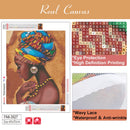 HUACAN 5D Diamond Painting New Arrivals African Woman Rhinestones Diamond Embroidery Cross Stitch Portrait Mosaic Sale Decortion