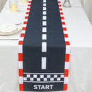 Racing Car Birthday Party Supplies Checkered Tablecloth Racetrack Table Runner Table Covers Boy Race Car Themed Party Decoration