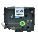 5pcs Black on White Label Tape Compatible for Brother TZ Tze 251 Tze-251 P-Touch 24mm Dropshipping&Wholesale