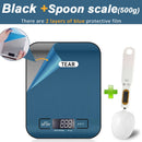 Küchenwaage Digital 5/10kg 1g Elektronische Waage Gramm und Unzen Edelstahl-Messwaage zum Wiegen von Lebensmitteln, Kaffee, Backwaren