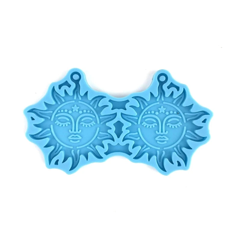 DIY Christmas Halloween Earrings Epoxy Resin Mold Eardrop Dangler Silicone Mould