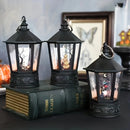 1pc Halloween Pumpkin Lantern LED Electronic Candle Easter Party Layout Decoration Ornaments Pagoda Wind Lamp Hanging