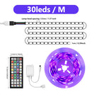 LED Strip Light RGB 5050 Music Sync Color Changing  30LEDS PER M, App Controlled LED Lights 5M 10M 15M DC12V Flexible