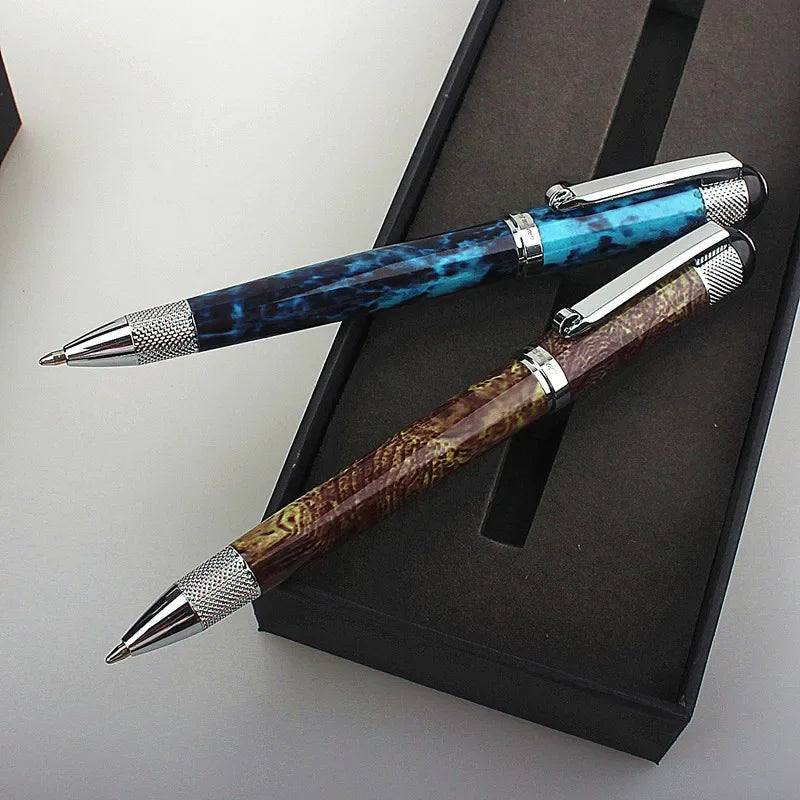 Luxury Heavy Feel Metal Ballpoint Pens School Business Office Signature Roller Pen Writing Ballpen Student Stationery Supplies