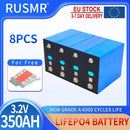 Fast Delivery 3.2V 50Ah 100Ah 320Ah 350Ah Lifepo4 Lithium Iron Phosphate Battery DIY 12V 24V 36V48V Solar Rechargeable Cells