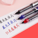 3 Stück/Set Kawaii Gerader Flüssig-Rollerball-Stift 0,5 mm Große Kapazität Blau/Schwarz/Rot Tinte Gelschreiber Schulbüro Schreibwarenbedarf