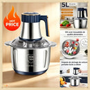 The Culinary Engine | 5L Stainless Steel Electric Meat Grinder & Food Processor
