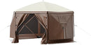 The Hex Haven | 12ft Pop-Up Camping Gazebo with 6-Sided Canopy Shelter
