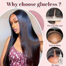 The Aurora Strand | Bone-Straight HD Lace Front Human Hair Wig, 13x4 / 13x6 / 5x5
