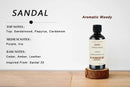 YANDER 100ml Sandelholz Ätherisches Öl Aromatisches Holz-Duftöl Santalholz Amber Leder Nr. 33 Unisex Eau De Parfum Santal Pe