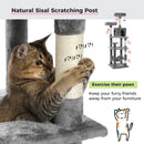 Multi-Level Cat Tree with Scratching Posts, Cozy Hammock, Plush Cat Tower for Indoor, Cat Condo Bed, Cat Accessories, Cat Toys