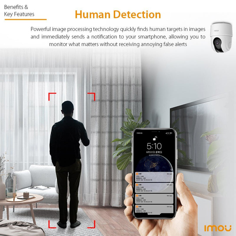 IMOU Ranger 2C 4MP Home Wifi 360 Camera Human Detection Night Vision Baby Security Surveillance Wireless ip Camera