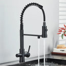 The Double Stream | Brass Kitchen Faucet With Built-In Water Filter