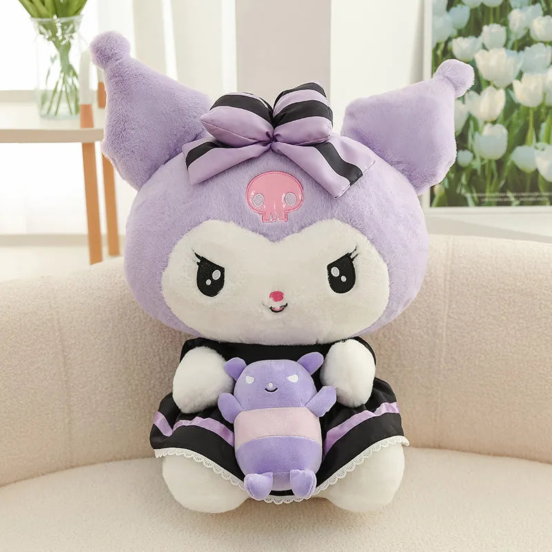 Sanrio Hello Kitty Kuromi Melody Cinnamoroll Stuffed Toys Kawaii Baby Gifts Christmas Stuffed Toys Children Dolls for Kids