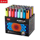Jupai 1 STÜCK Acrylmarker Stifte Plumones 24 Farben Malerei Schreibwaren Keramik Glas Stoff Graffiti Wasserdicht Wasserbasiert