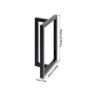 Livingandhome Height Metal Table Legs Furniture Accessories Anti-slip Black Iron Table Leg Round Metal Table Legs