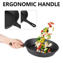 4pcs/1pc Cast Iron Frying Pan/Iron Pot Non-Stick Omelette Pan Home Steak Skillet Gas Stove Induction Saucepan with Double Drip-Spouts