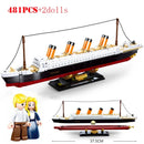 RMS Titanic Cruise Boat Ship Building Blocks Sets,10294  Compatible Bricks City Model Building Kits 3D Hobbies For Children Toys
