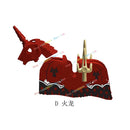 MOC Medieval Military Series Castle Roman Knight Horse Saddle Soldiers War Horses Building Block Accessories Kids Education Toy