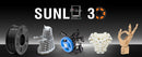 SUNLU 5KG 3D Filament PLA/PLA PLUS/PETG/ABS Filamnet 1.75mm 5Roll 1KG Neatly Wound 3D Printer Filament for 3D Printer