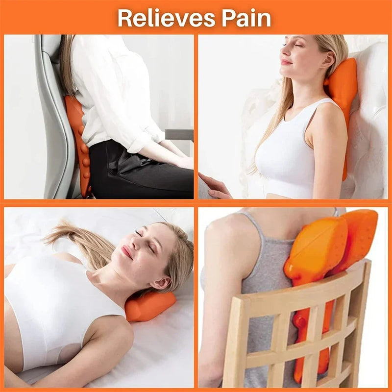 Neck and Shoulder Relaxer with Upper Back Massage Point, Cervical Traction Device Neck Stretcher for TMJ Pain Relief and Spine