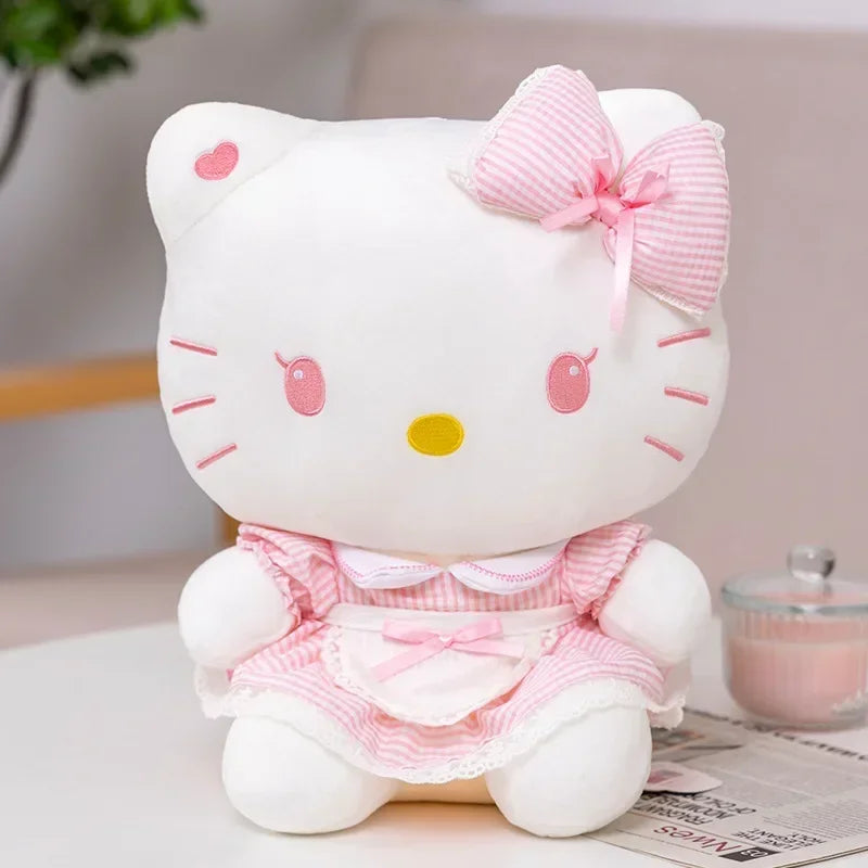 Sanrio Hello Kitty Kuromi Melody Cinnamoroll Stuffed Toys Kawaii Baby Gifts Christmas Stuffed Toys Children Dolls for Kids