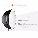 Godox 80cm 31.5in Portable Octagon Softbox Flash Speedlight Speedlite Umbrella Softbox Brolly Reflector (Softbox Only)