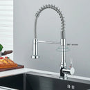 The Minimalist Retractable Kitchen Faucet in Brushed Stainless