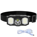 Super Bright Waterproof LED Head Torch Headlight USB Rechargeable Headlamp NEW