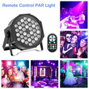 Fieryzeal 2PCS LED Par Light RGBW DMX Bühnenstrahler Flaches Par-Beleuchtungseffekt DJ Disco Party Bar Hochzeit Geburtstag Show Lichter