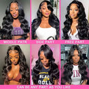 Body Wave 13x4 Lace Front Wig 13x6 HD Lace Frontal Wigs Human Hair For Women Pre Plucked 40 Inch Lace Front Wigs Cheap on Sale