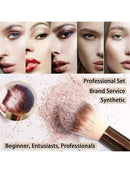 The Precision Trio | Professional Mink Hair Makeup Brush Set