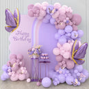 Butterfly Balloon Garland Arch Kit Girls Birthday Party Decoration Butterfly Birthday Confetti Balloon Butterfly Wedding Balloon