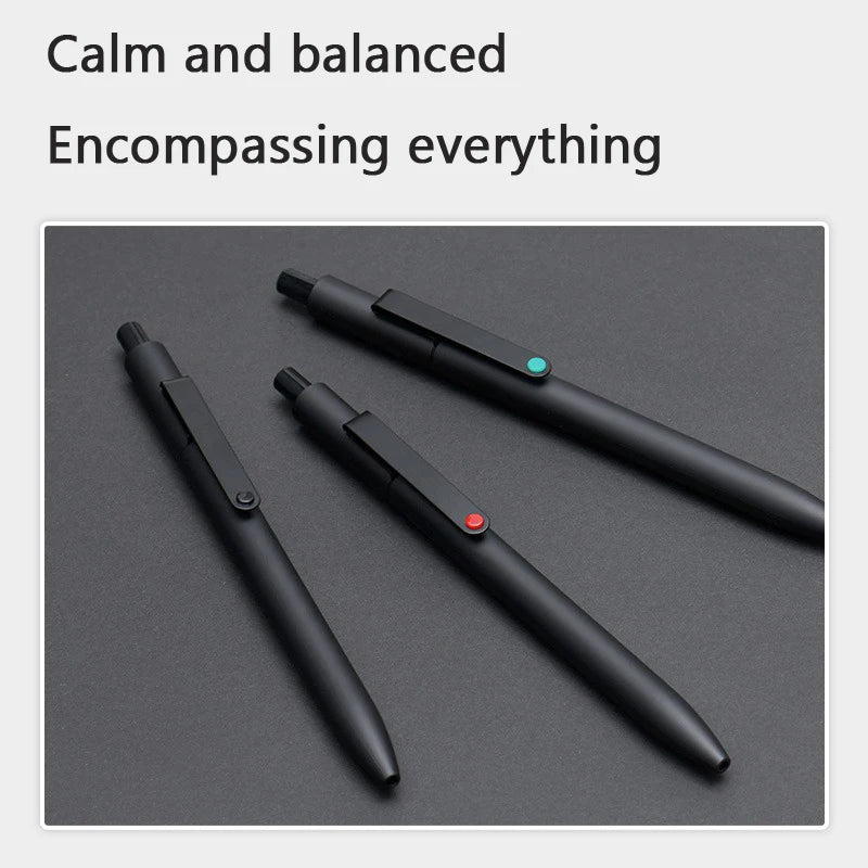 Cute Kaco MIDOT Gel Ink Pen Metal Signature Pens 0.5mm Fine Point 800Meter Smooth Writing Quick Dry Office School Stationary