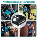 Bonacell 6000mah For Makita BL1830 18V Power Tools Compatible For Makita BL1850 BL1860 BL1890 Replacement Battery And Charger