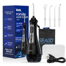 SEAGO Rechargeable Water Flosser Water Thread Oral Dental Irrigator Portable 3 Modes 200ML Tank Water Jet Waterproof IPX7 Home