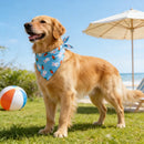 Dog Bandana Fruit Floral Spring Washable Soft Doggy Scarf Kerchief Summer Adjustable for Small Medium Large Dogs Pets
