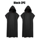 Quick-drying Changing Robe Quick Dry Bathrobe Hooded Absorbent Bath Towel Swimming & Fitness Super Absorbent Bathrobe